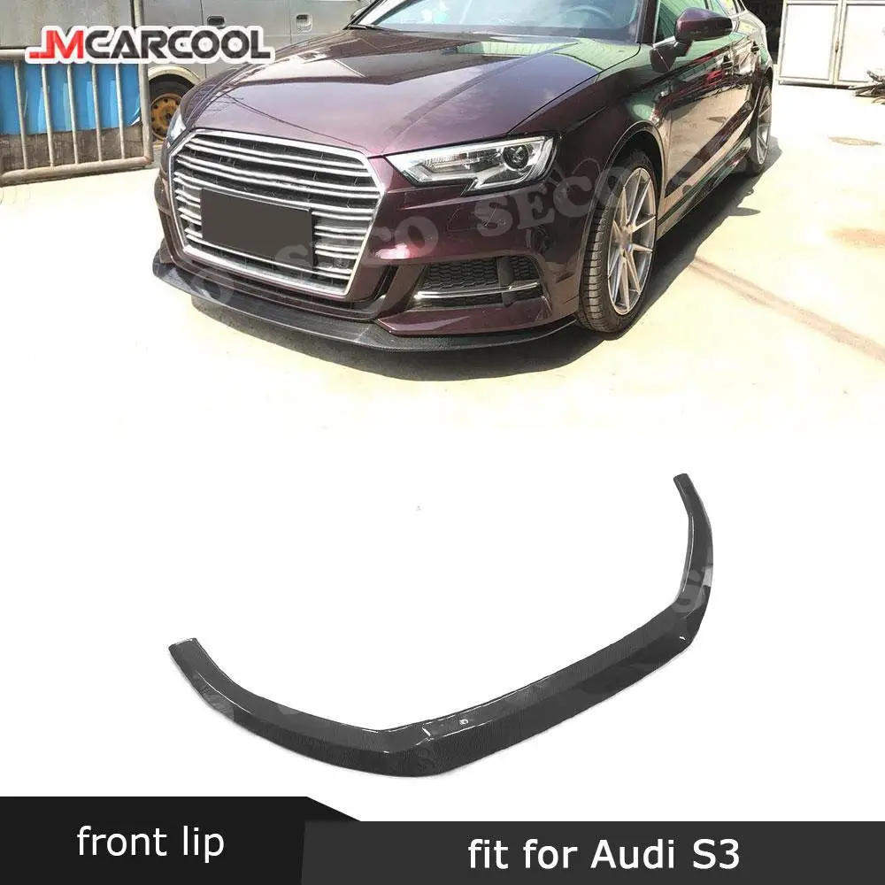 Carbon Fiber Front Bumper Lip Spoiler for Audi A3 Sline S3 Sedan 4 door Not A3 Standard 2017 2018
Carbon Fiber Front Bumper Lip Spoiler for Audi A3 Sline S3 Sedan 4 door Not A3 Standard 2017 2018