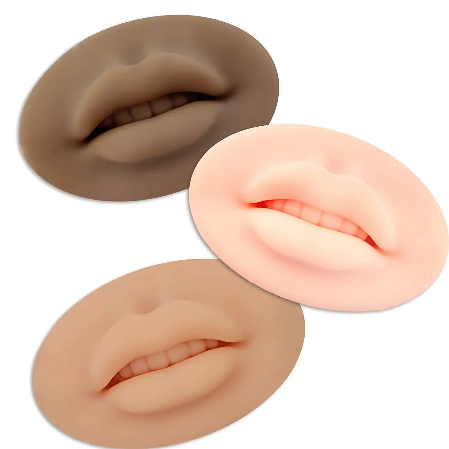 3D Open Mouth Silicone Lips Practice Skin with Teeth for Semi Permanent Makeup Tattoo Artists Lip Mannequin
3D Open Mouth Silicone Lips Practice Skin with Teeth for Semi Permanent Makeup Tattoo Artists Lip Mannequin