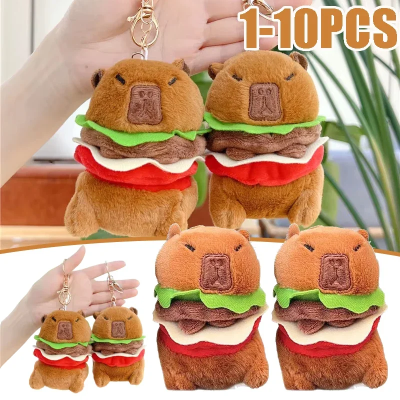 Hamburg Capibara Pendant Cute Capybara Plush Keychain Doll Gift Anime Fluffty Toy Kawaii Plushie Cute Stuffed Animals Keychain
Hamburg Capibara Pendant Cute Capybara Plush Keychain Doll Gift Anime Fluffty Toy Kawaii Plushie Cute Stuffed Animals Keychain