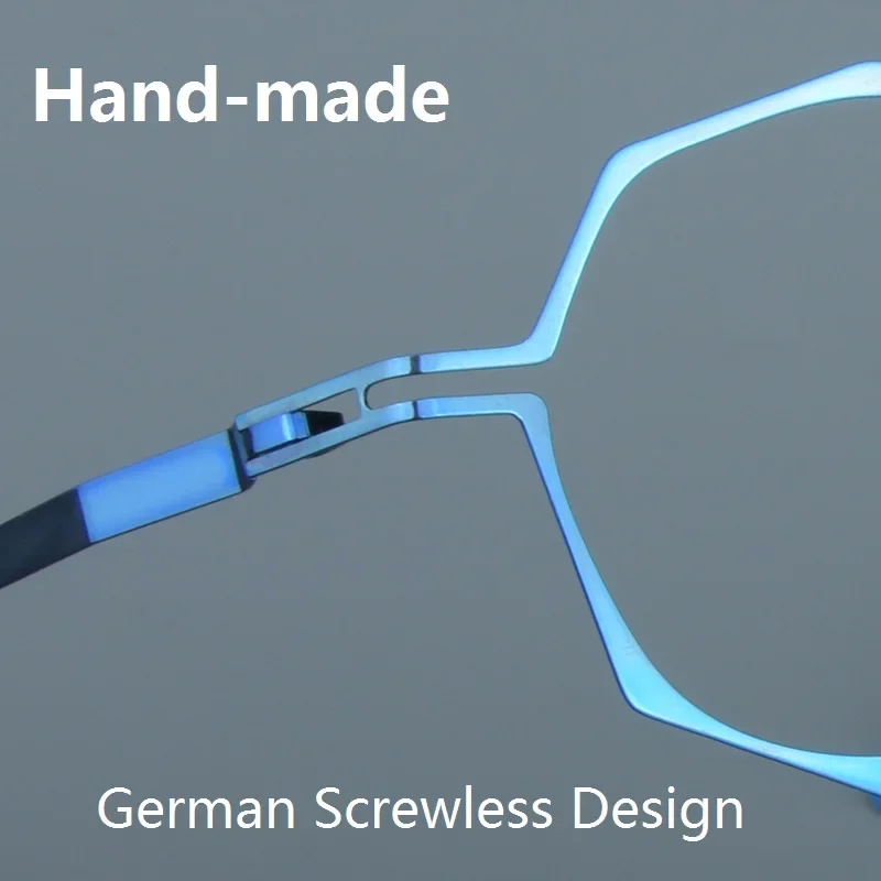 Polygon Flower Shape Eyeglasses Glasses Frame Handmade Screwless Ultra Light Thin Rim 7g Eyewear Creative Germany Brand Design
Polygon Flower Shape Eyeglasses Glasses Frame Handmade Screwless Ultra Light Thin Rim 7g Eyewear Creative Germany Brand Design