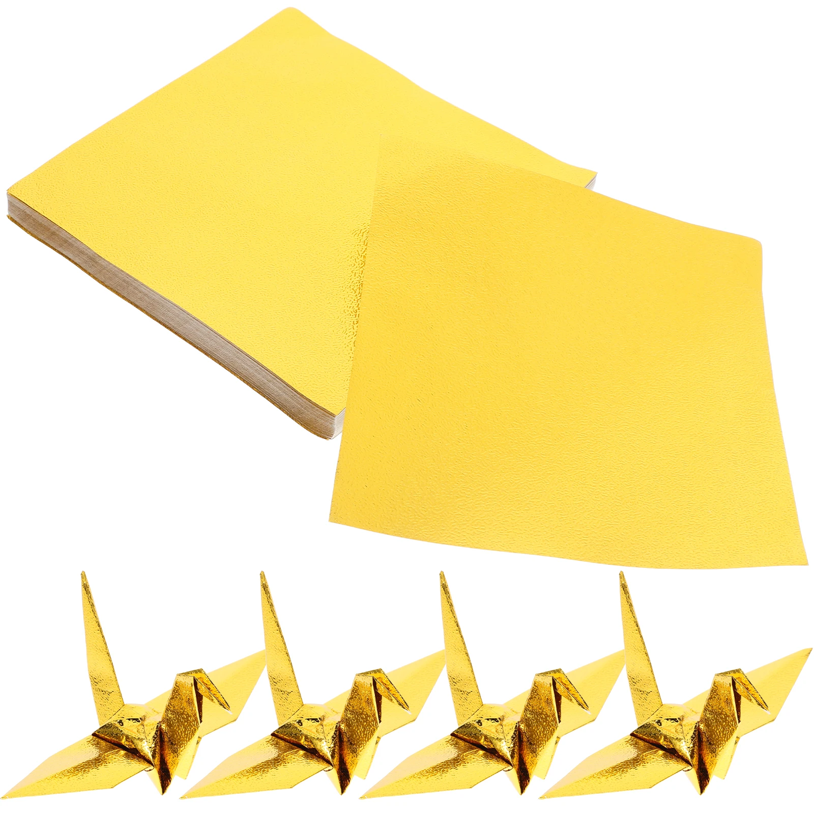 Golden Origami Paper 100 Sheets DIY Craft Kit Folding Decorations Bright Color Kids Handmade Supplies Square Paper
Golden Origami Paper 100 Sheets DIY Craft Kit Folding Decorations Bright Color Kids Handmade Supplies Square Paper