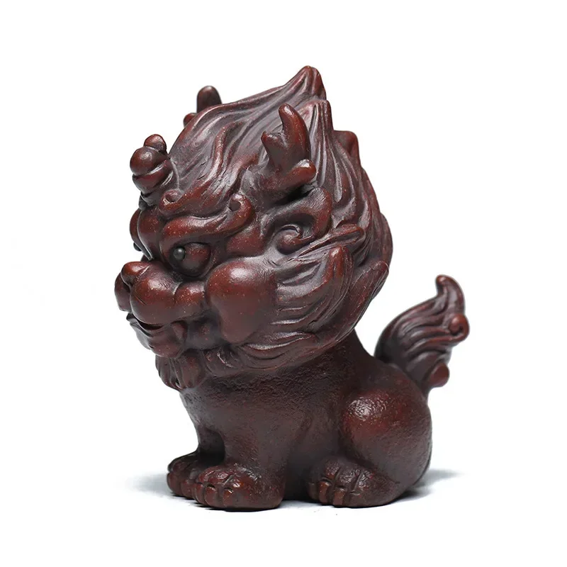 :High-end Purple Clay Tea Pet Handmade Lucky Qilin Statue Ornaments Pixiu Tea Figurine Zisha Tea Set Decoration
:High-end Purple Clay Tea Pet Handmade Lucky Qilin Statue Ornaments Pixiu Tea Figurine Zisha Tea Set Decoration