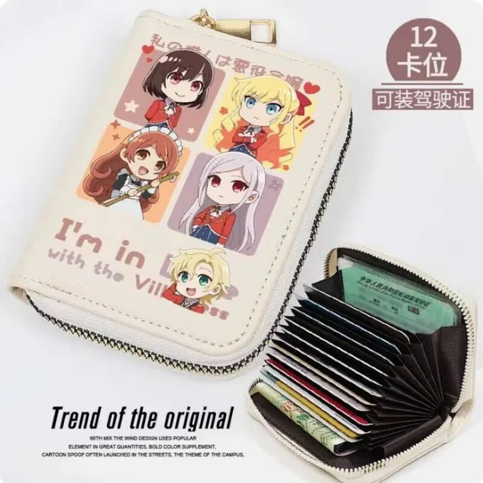 Anime I'm In Love With The Villainess Fashion Wallet PU Purse Card Coin Zipper Cash Holder Bag Cosplay Gift B785 Anime 
Anime I'm In Love With The Villainess Fashion Wallet PU Purse Card Coin Zipper Cash Holder Bag Cosplay Gift B785 Anime