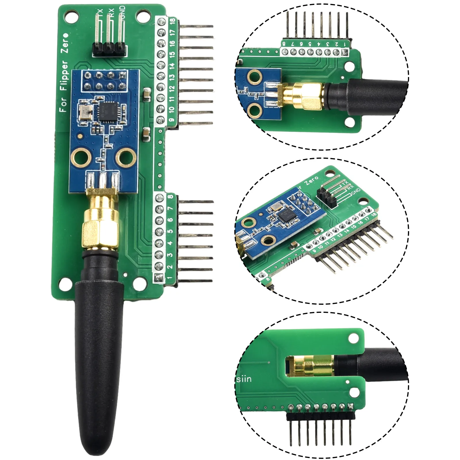 Удобный дизайн модуля CC1101 SubGhz для легкой установки и удобства работы 433MHz
Удобный дизайн модуля CC1101 SubGhz для легкой установки и удобства работы 433MHz