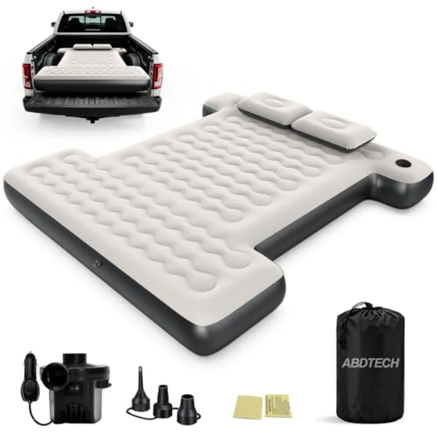 Inflatable Camping Truck Bed Mattress - Portable Car Air Mattress for 5.5-5.8ft Full Size Short Pickup BedIncludes Pump Pillow
Inflatable Camping Truck Bed Mattress - Portable Car Air Mattress for 5.5-5.8ft Full Size Short Pickup BedIncludes Pump Pillow