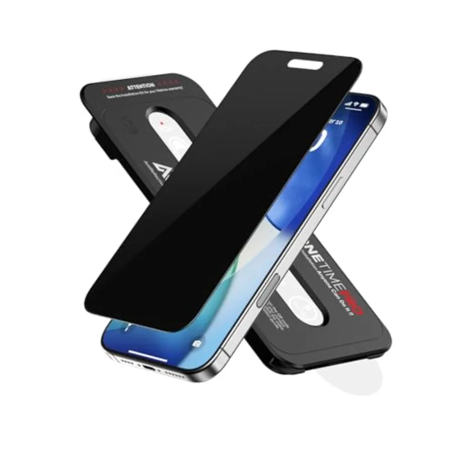 Защитное стекло NanoArmour ONETIME PRO для iPhone 17 Pro Max, 3D, с защитой от подглядывания, антибликовое, с полным покрытием, антишпионское
Защитное стекло NanoArmour ONETIME PRO для iPhone 17 Pro Max, 3D, с защитой от подглядывания, антибликовое, с полным покрытием, антишпионское