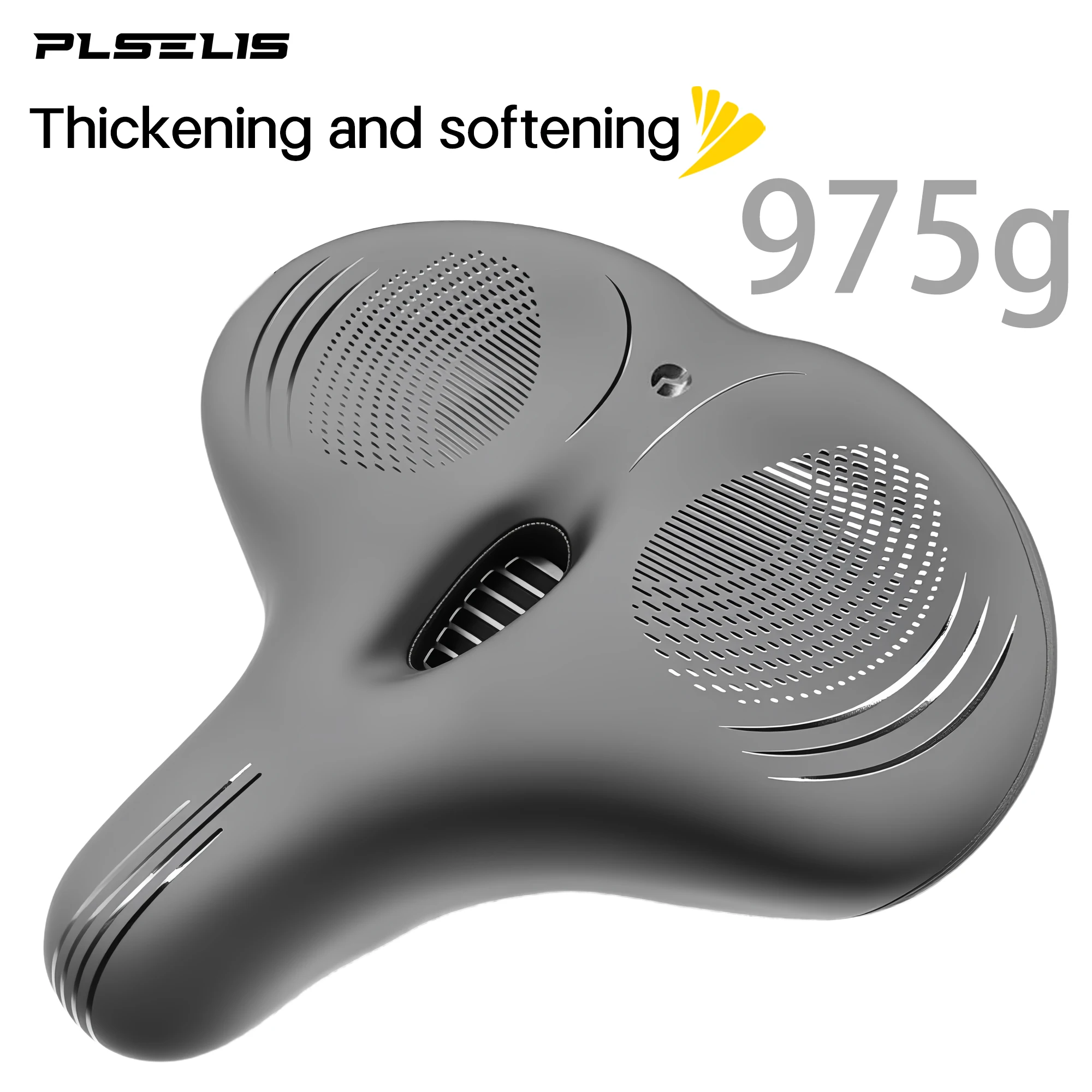 Plselis Generous bicycle cushion, 975g, soft and comfortable, comfortable mountain bike seat.
Plselis Generous bicycle cushion, 975g, soft and comfortable, comfortable mountain bike seat.