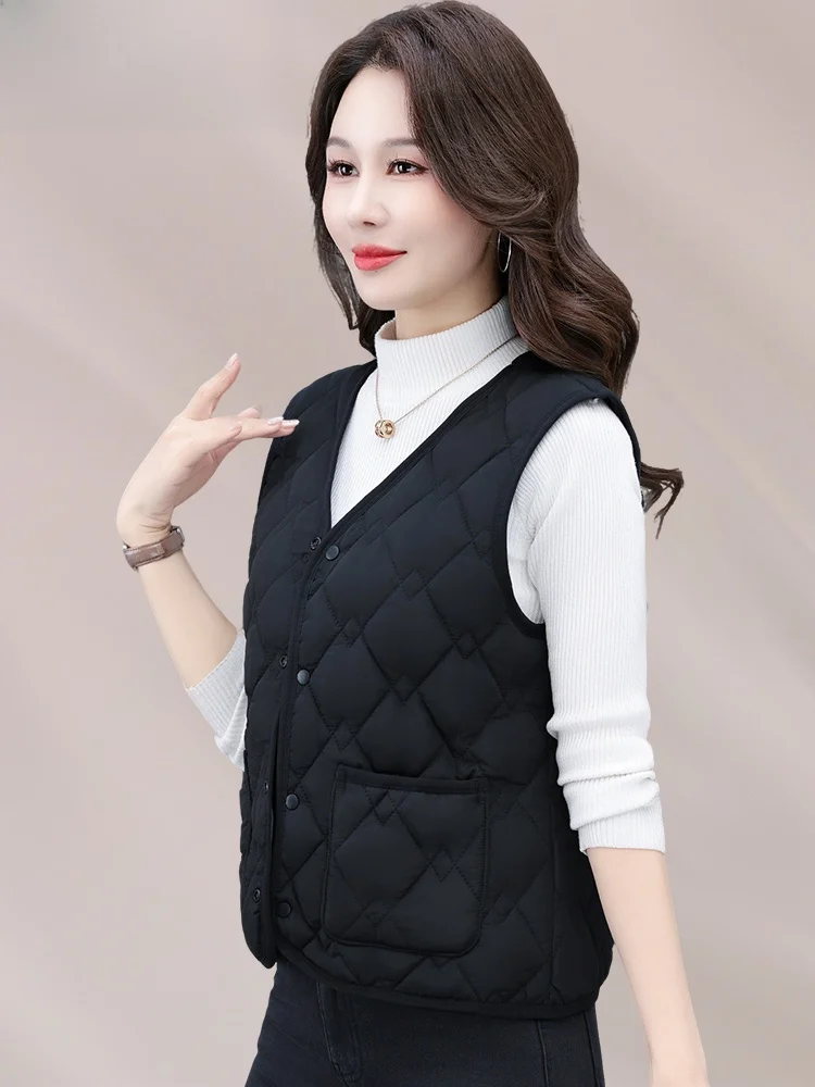 TUCANO Lightweight Cotton Vest Women's 2026 New Winter Faionable Versatile Warm oulder Pad Vest Outerwear
TUCANO Lightweight Cotton Vest Women's 2026 New Winter Faionable Versatile Warm oulder Pad Vest Outerwear