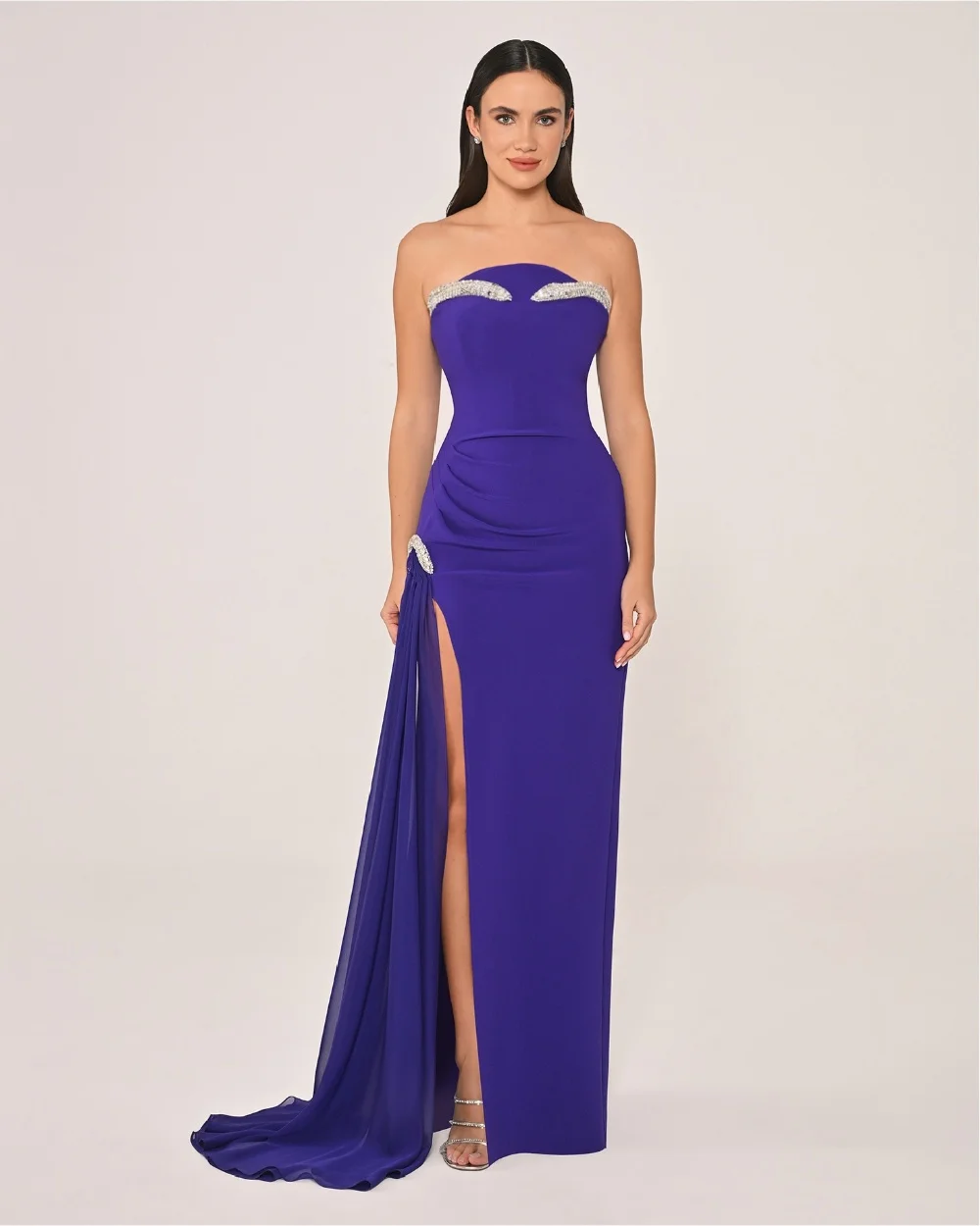 Customized Formal Evening Jersey Sequined Straight Strapless Long Dresses Bespoke Occasion High Quality Exquisite
Customized Formal Evening Jersey Sequined Straight Strapless Long Dresses Bespoke Occasion High Quality Exquisite