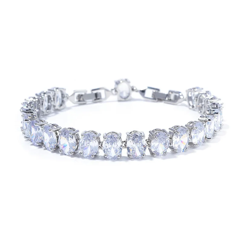 European And American Style Cross-Border Minimalist Women's Jewelry Inlaid With Round Zircon Exquisite And Beautiful Bracelet
European And American Style Cross-Border Minimalist Women's Jewelry Inlaid With Round Zircon Exquisite And Beautiful Bracelet