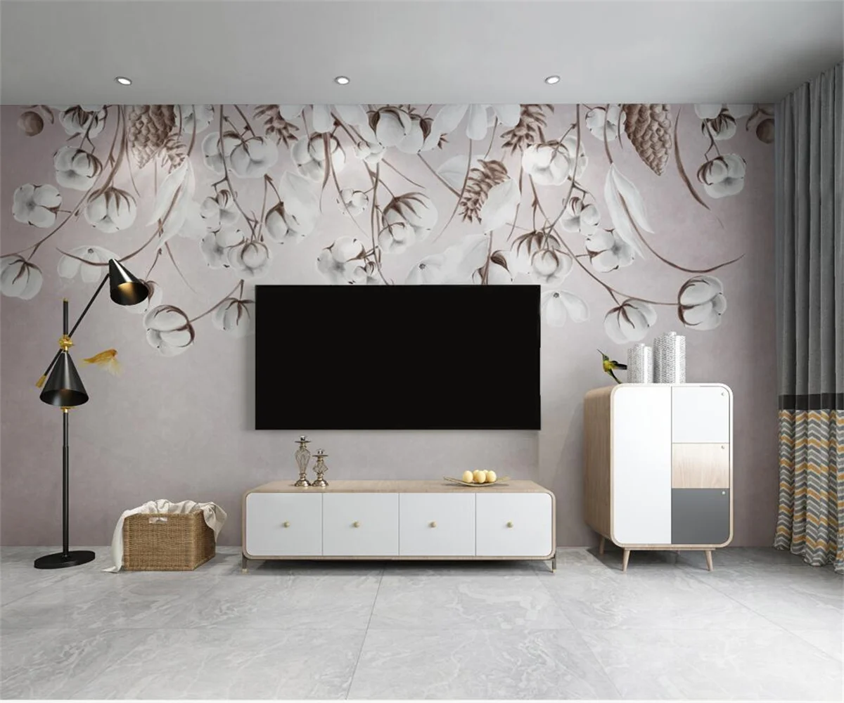 Custom 3d wallpaper Nordic style small fresh fashion flower and bird living room dining room background wall 3d wallpaper
Custom 3d wallpaper Nordic style small fresh fashion flower and bird living room dining room background wall 3d wallpaper