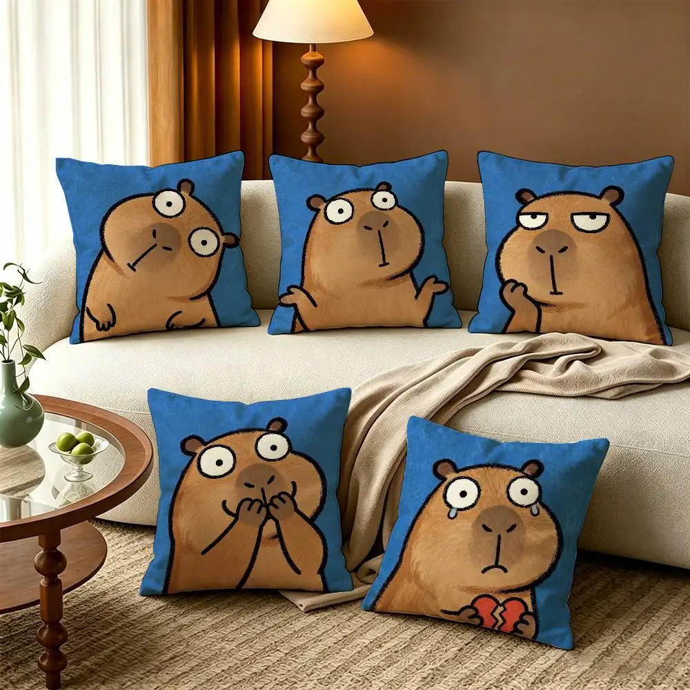 So cute Capybara Square Zipper Cotton Linen Fabric Pillow Cases Bedroom Home Decorative Boys Girls Gift
So cute Capybara Square Zipper Cotton Linen Fabric Pillow Cases Bedroom Home Decorative Boys Girls Gift