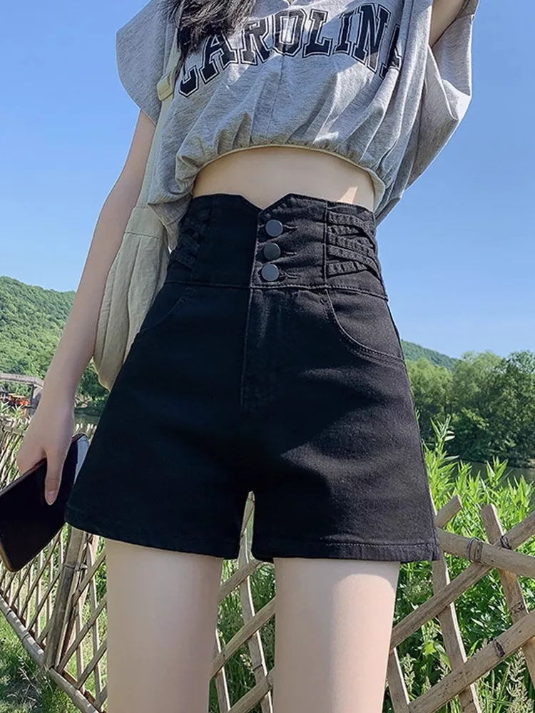 High Waist Slim Fit Denim Shorts Women's Summer Thin A-Line Sexy Hot Pants Trendy Cotton Polyester Spandex Blend Wear Resistant
High Waist Slim Fit Denim Shorts Women's Summer Thin A-Line Sexy Hot Pants Trendy Cotton Polyester Spandex Blend Wear Resistant