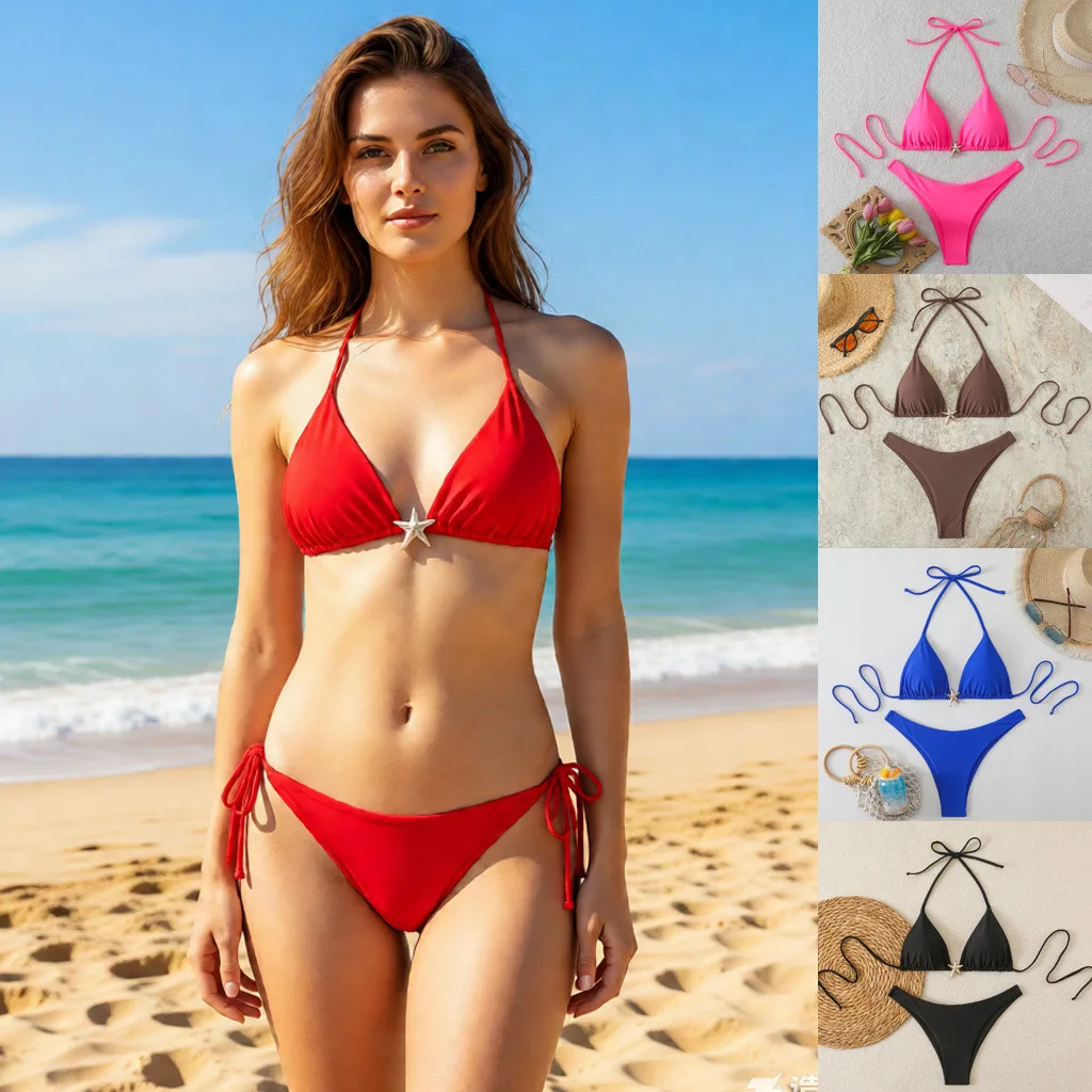 Bathing Suit Women European And American Bikini Fashionable And Sexy Swimsuit Manufacturers
Bathing Suit Women European And American Bikini Fashionable And Sexy Swimsuit Manufacturers