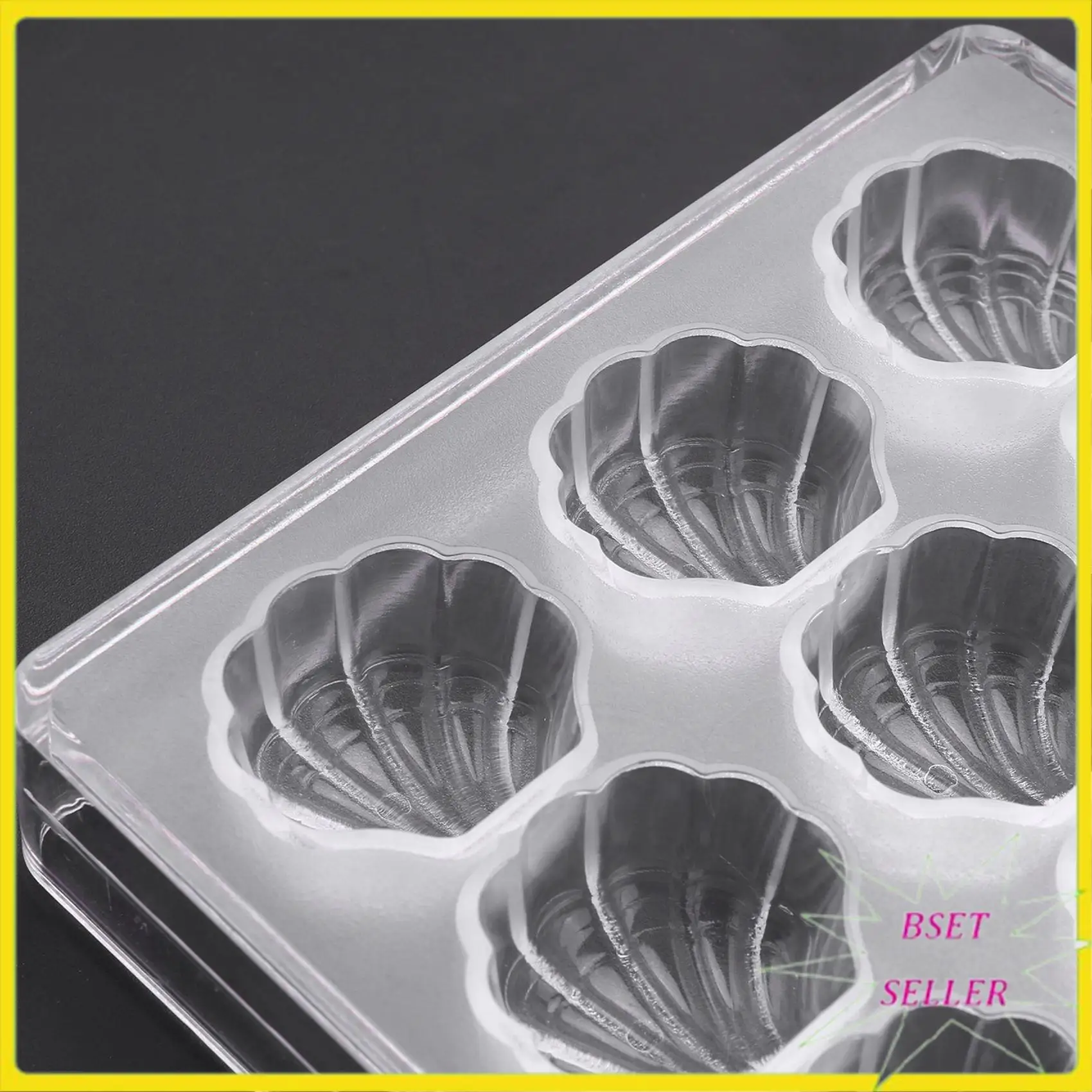 A010 Shell Shape Hard Chocolate Mold 3D Sea Shell Polycarbonate Clear Ice Jelly Candy Mould
A010 Shell Shape Hard Chocolate Mold 3D Sea Shell Polycarbonate Clear Ice Jelly Candy Mould