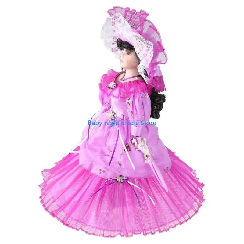 J2FF Victorian Porcelain Doll European Reborns Doll with Gowns Rural Home Decorative Ceramic Doll Festival House Table Decors
J2FF Victorian Porcelain Doll European Reborns Doll with Gowns Rural Home Decorative Ceramic Doll Festival House Table Decors