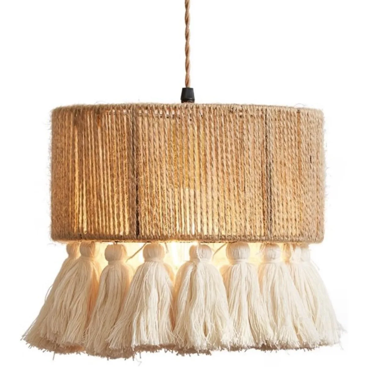 40/50/60cm Hand-woven Hemp Rope Chandelier Lamps Retro Chandelier Tassel Suction Ceiling Lamps Decor Lamp in Bedroom Living Room
40/50/60cm Hand-woven Hemp Rope Chandelier Lamps Retro Chandelier Tassel Suction Ceiling Lamps Decor Lamp in Bedroom Living Room