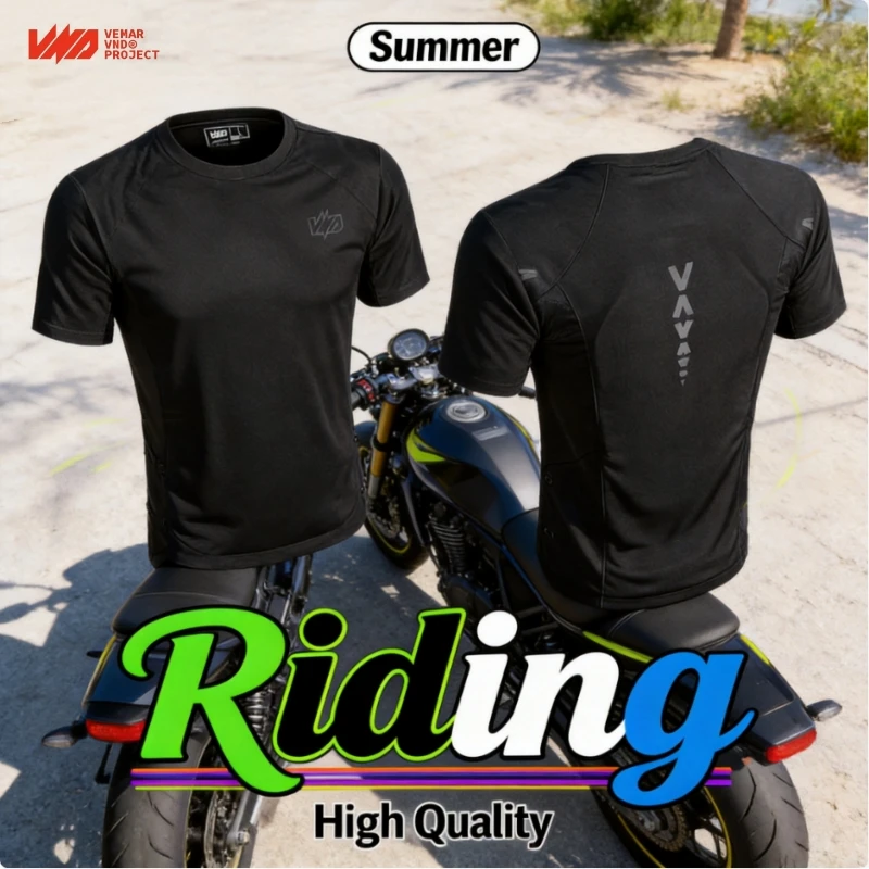 Summer Breathable Quick Dry Motorcycle Riding T-Shirt Motorcycle Rider CE1 Back Shoulder Guard Short Sleeve Base Layer T-Shirt
Summer Breathable Quick Dry Motorcycle Riding T-Shirt Motorcycle Rider CE1 Back Shoulder Guard Short Sleeve Base Layer T-Shirt