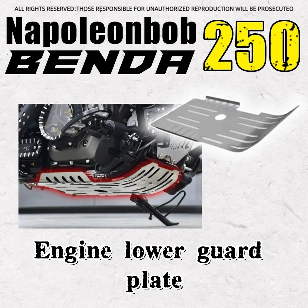 For BENDA Napoleonbob 250 engine protection plate vintage lower deflector metal guard chassis decorative cover accessories
For BENDA Napoleonbob 250 engine protection plate vintage lower deflector metal guard chassis decorative cover accessories