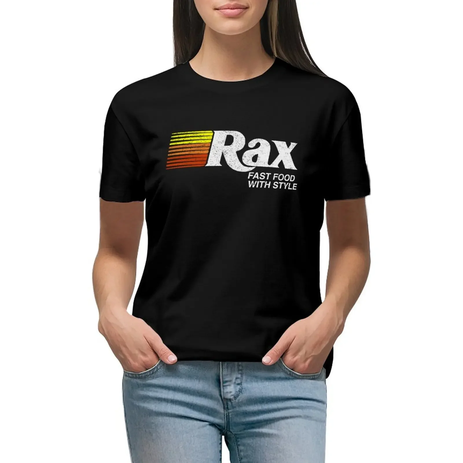 Rax Restaurants T-Shirt animal print shirt for girls summer top new edition t shirts for Women
Rax Restaurants T-Shirt animal print shirt for girls summer top new edition t shirts for Women