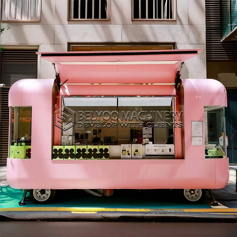 Belyoo Лидер продаж, мобильный прицеп для уличной еды, кофе, индивидуальная тележка для еды, полностью загруженная уникальная производительность грузовиков с едой
Belyoo Лидер продаж, мобильный прицеп для уличной еды, кофе, индивидуальная тележка для еды, полностью загруженная уникальная производительность грузовиков с едой