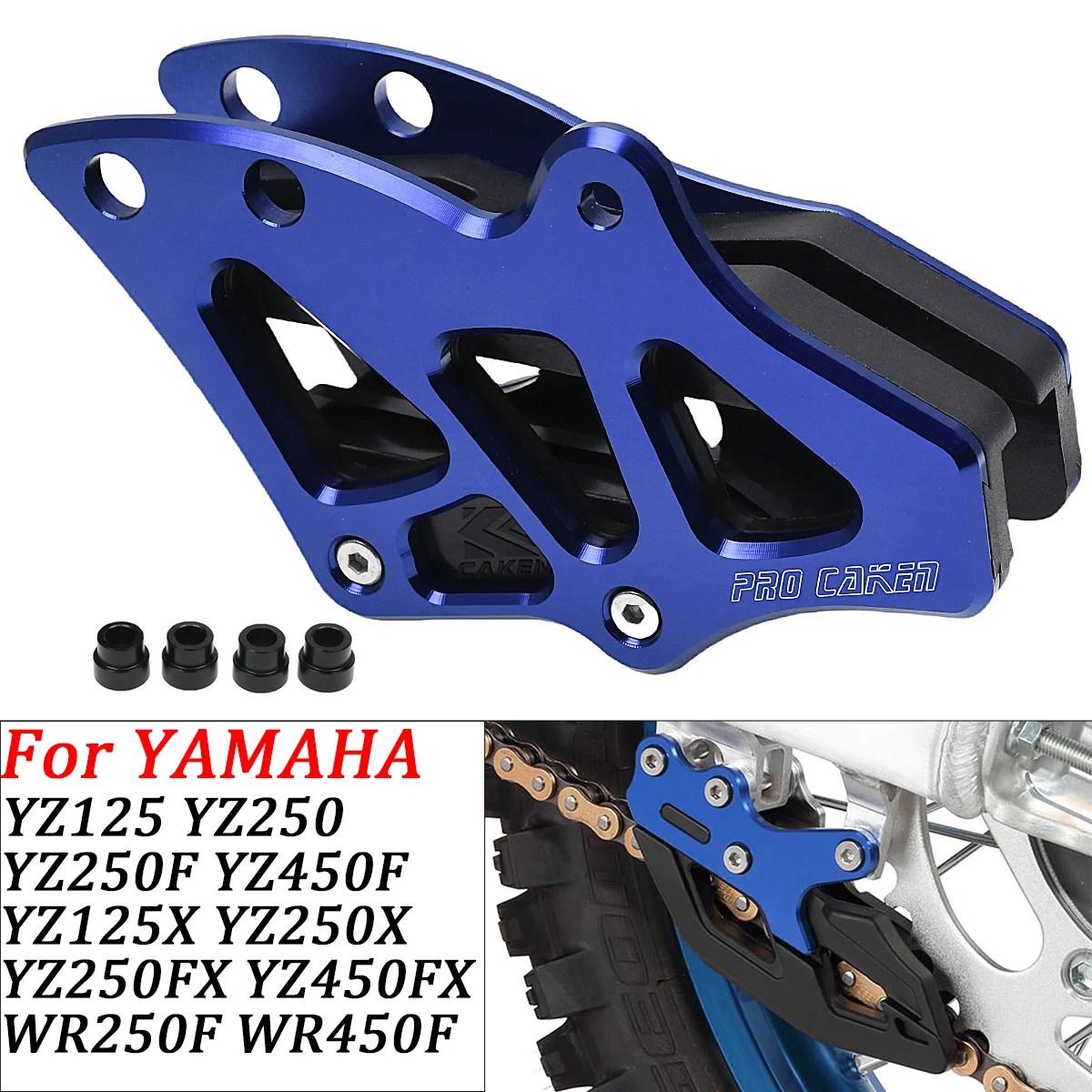 For Yamaha YZ125 YZ250 YZ250F YZ450F YZ250FX YZ450FX WR250F WR450F YZ WR Motorcycle Chain Swingarm Chain Guide Slider Roller
For Yamaha YZ125 YZ250 YZ250F YZ450F YZ250FX YZ450FX WR250F WR450F YZ WR Motorcycle Chain Swingarm Chain Guide Slider Roller