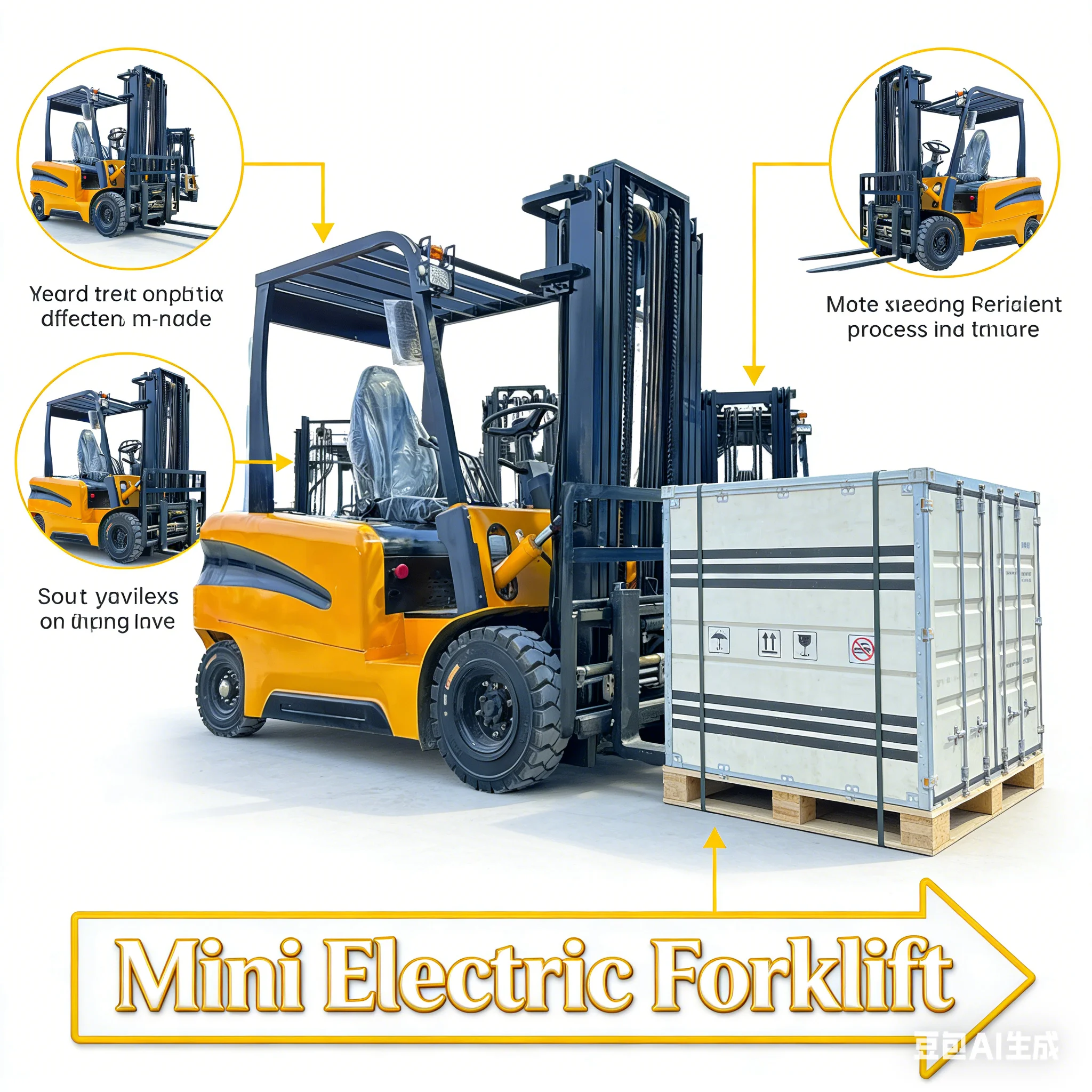 Customized Factory Direct Sale Electric 2345 Ton Forklift With Side Shift Mini Multi-purpose Forklift
Customized Factory Direct Sale Electric 2345 Ton Forklift With Side Shift Mini Multi-purpose Forklift