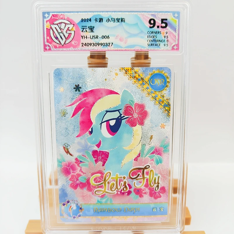 KAYOU Genuine My Little Pony Card 9.5 Graded USR CCG Rating Card Princess Celestia Rainbow Dash Редкая коллекционная карта аниме в подарок
KAYOU Genuine My Little Pony Card 9.5 Graded USR CCG Rating Card Princess Celestia Rainbow Dash Редкая коллекционная карта аниме в подарок