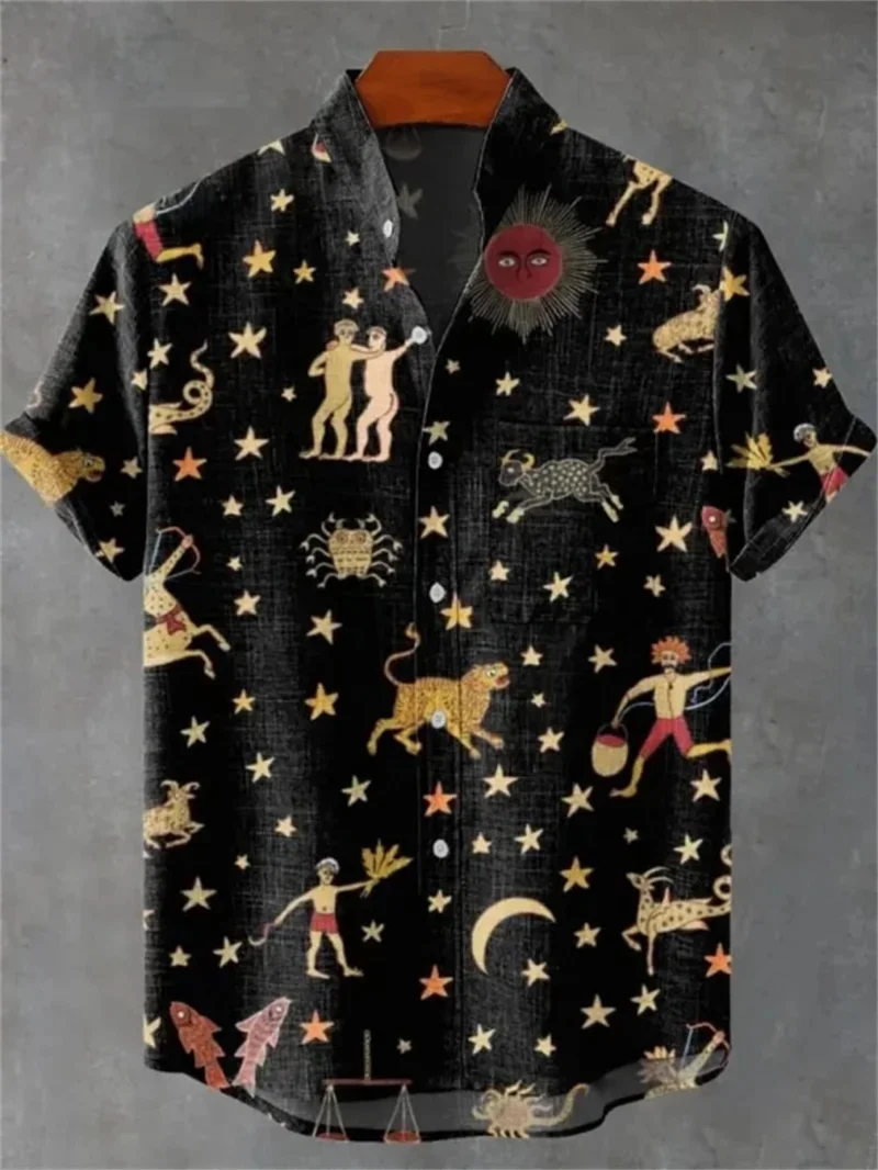 Мужская рубашка с коротким рукавом, одежда с принтом морских животных, гавайская рубашка для пляжного отдыха, модный топ с коротким рукавом 2026
Мужская рубашка с коротким рукавом, одежда с принтом морских животных, гавайская рубашка для пляжного отдыха, модный топ с коротким рукавом 2026