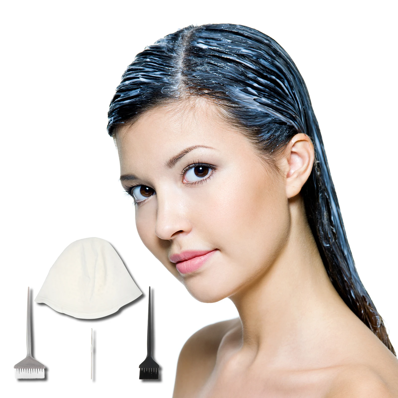 4Pcs Silicone Highlight Hair Dye Cap Reusable One Size Fits Most Hair Coloring Kit Metal Hook Salon Hairdressing Supplies
4Pcs Silicone Highlight Hair Dye Cap Reusable One Size Fits Most Hair Coloring Kit Metal Hook Salon Hairdressing Supplies