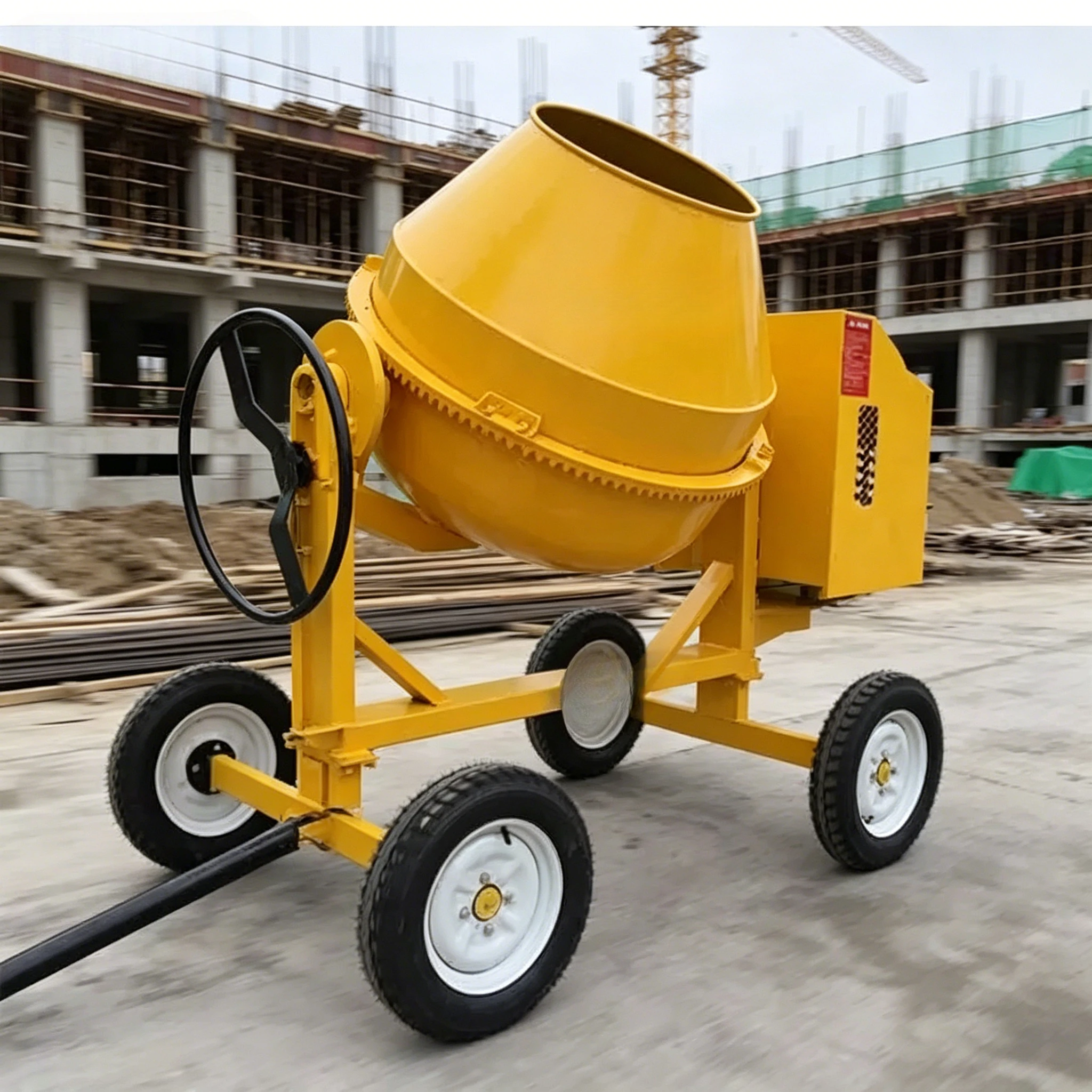 YG Customized Small Concrete Mixer Machine 350L 4-Wheel Portable Electric Diesel Engine Cement Concrete Mixing Tank
YG Customized Small Concrete Mixer Machine 350L 4-Wheel Portable Electric Diesel Engine Cement Concrete Mixing Tank