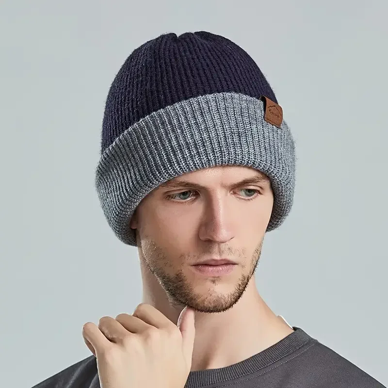 Rolled Edge Winter Baggy Hat, Inside Out Ear Protection Outdoor Beanie Thermal Warm Knitted Hat, Women's Hat
Rolled Edge Winter Baggy Hat, Inside Out Ear Protection Outdoor Beanie Thermal Warm Knitted Hat, Women's Hat