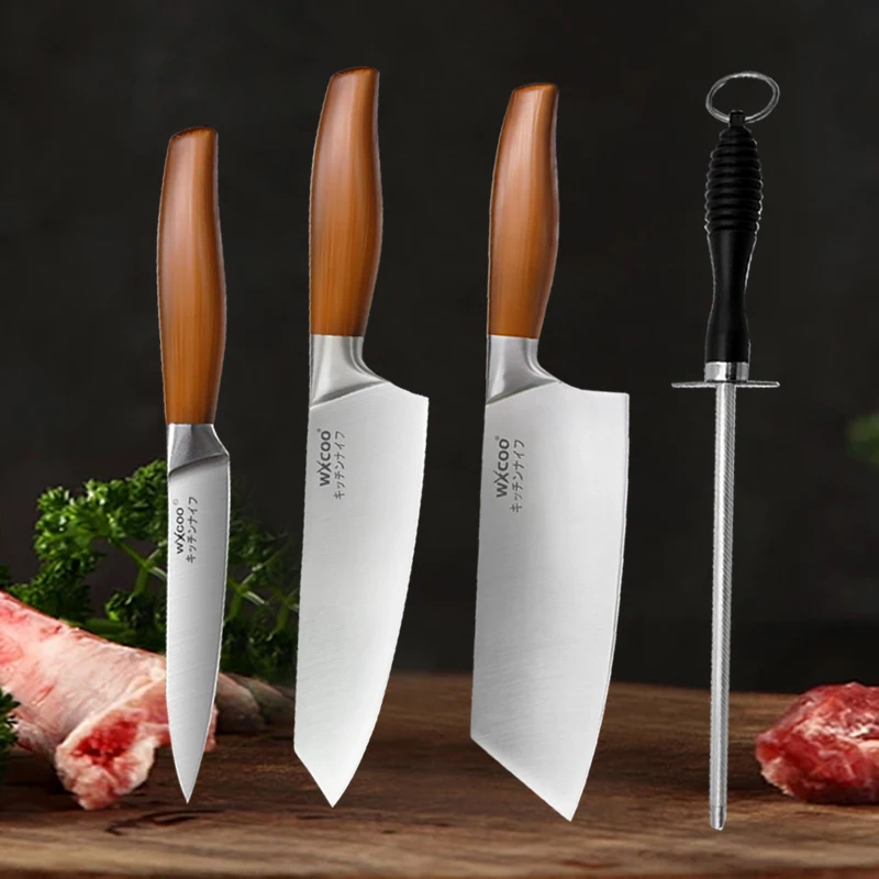 Stainless Steel Kitchen Knife Knife Sharpener Tool Japanese Kitchen Chef's Knife Meat Cleaver Boning Knife Kitchen Accessories
Stainless Steel Kitchen Knife Knife Sharpener Tool Japanese Kitchen Chef's Knife Meat Cleaver Boning Knife Kitchen Accessories