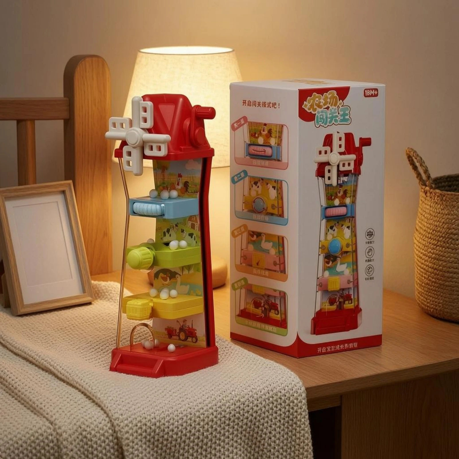 Vertical Maze Toy Slider Knobs Farm Maze Toy Interactive Fine Movement Skills for Children
Vertical Maze Toy Slider Knobs Farm Maze Toy Interactive Fine Movement Skills for Children