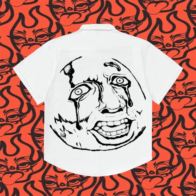 Womens and men Print Shirt Spring Clothing Casual Decoration Women's Blouse short Sleeve Aesthetic With Graphic Blou Y2k
Womens and men Print Shirt Spring Clothing Casual Decoration Women's Blouse short Sleeve Aesthetic With Graphic Blou Y2k