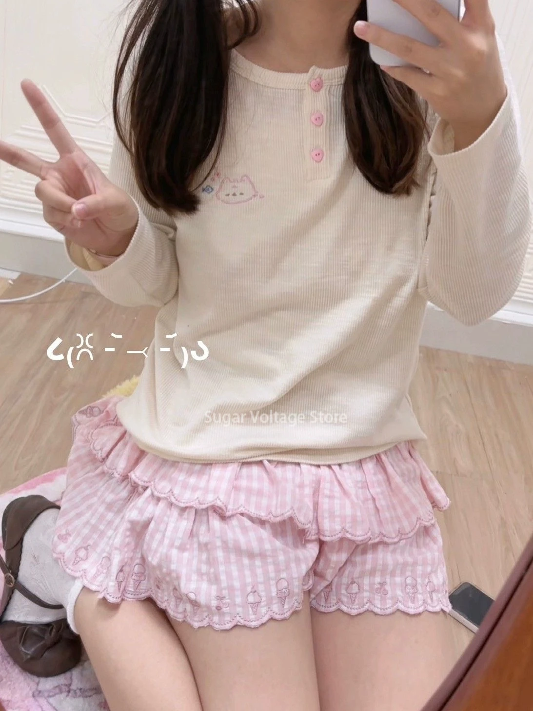 Kawaii Japanese Style Spring Short Skirt Girl's High Waist Harajuku Fashion Pink Plaid Embroidery Mini Y2k Lolita Skirts Women
Kawaii Japanese Style Spring Short Skirt Girl's High Waist Harajuku Fashion Pink Plaid Embroidery Mini Y2k Lolita Skirts Women