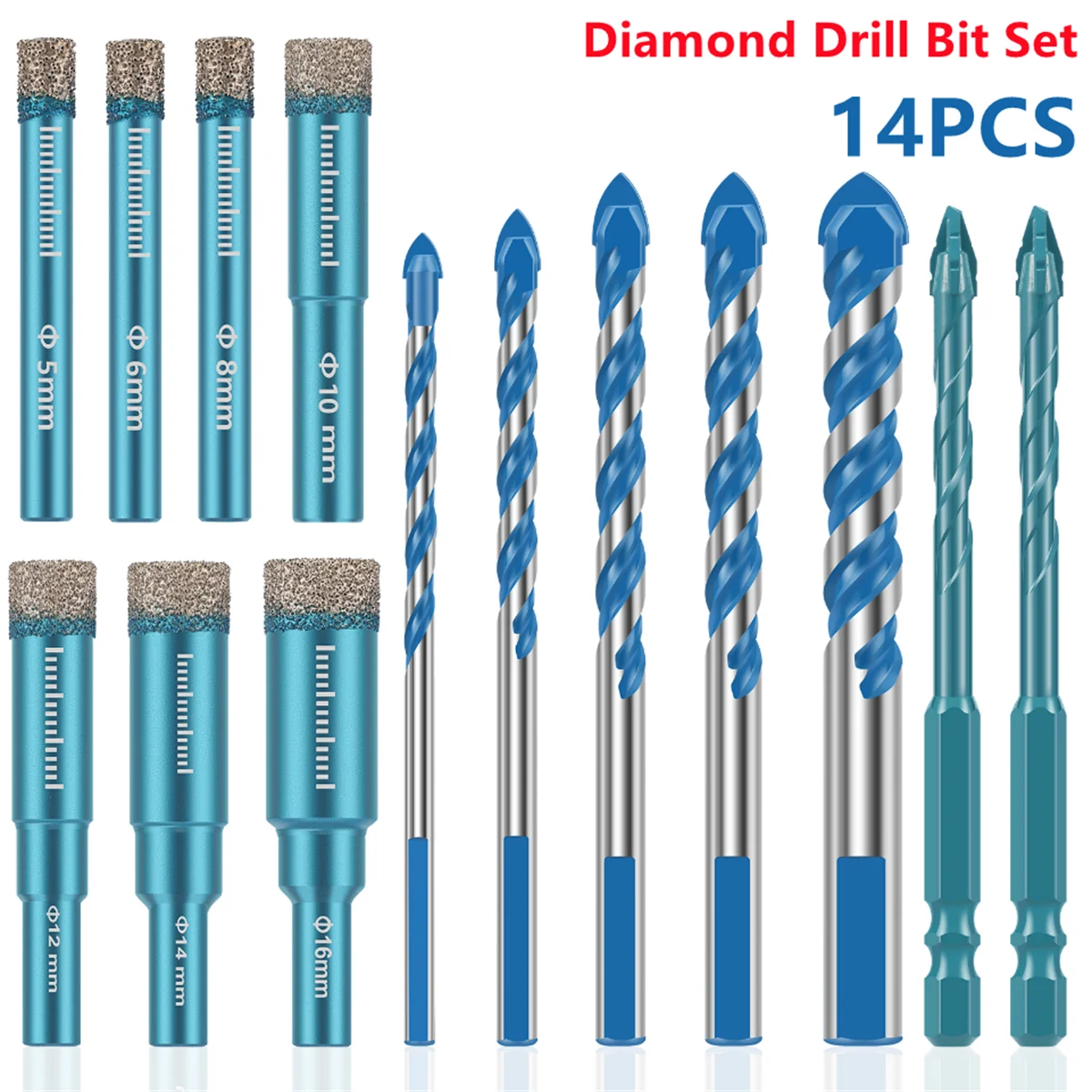 Шестигранный хвостовик, паяная сухая керамическая плитка, алмазное сверло 5-16 мм, кольцевая пила, мрамор, керамический гранит, фарфоровая чашка, пила, открывалка для отверстий
Шестигранный хвостовик, паяная сухая керамическая плитка, алмазное сверло 5-16 мм, кольцевая пила, мрамор, керамический гранит, фарфоровая чашка, пила, открывалка для отверстий