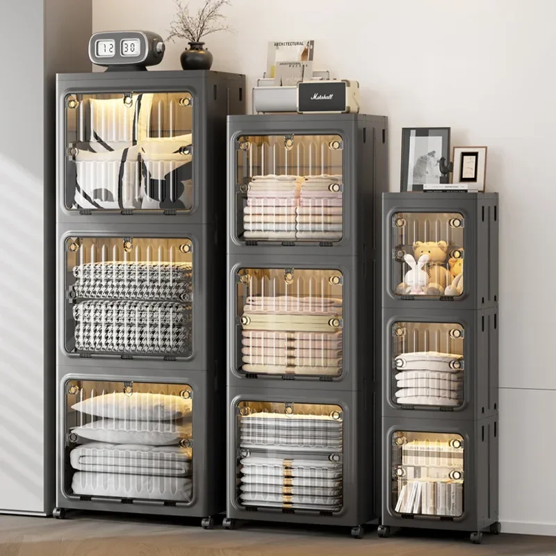 Modern Storage Box Household Locker Multi-layer Foldable Wardrobe Clothes Organizing Box Toys Snacks Multifunctional Shelf
Modern Storage Box Household Locker Multi-layer Foldable Wardrobe Clothes Organizing Box Toys Snacks Multifunctional Shelf