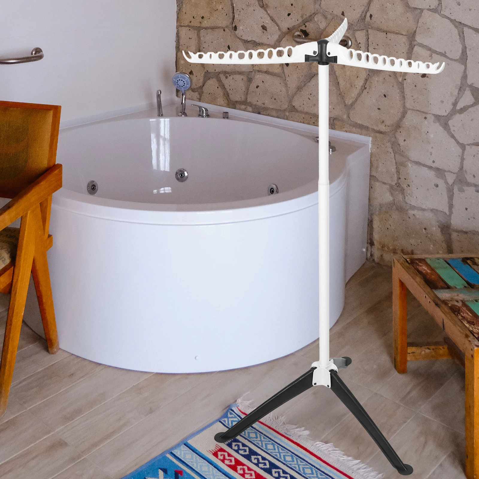 Stainless Steel Drying Rack Floor Standing Strong Holding Capacity Space Saving Portable Adjustable Rack Reusable for Bedroom
Stainless Steel Drying Rack Floor Standing Strong Holding Capacity Space Saving Portable Adjustable Rack Reusable for Bedroom