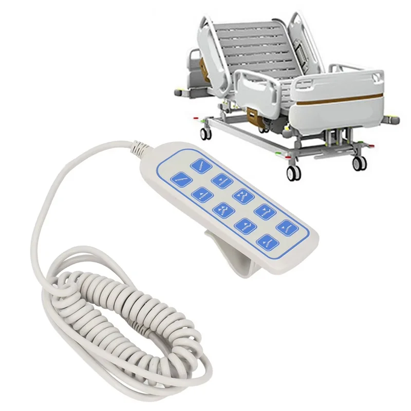 A25F-Lift Chair Hand Controller Electric Push Rod Remote Control IP66 Lifting Bed With 8 Pin 9 Core Plug