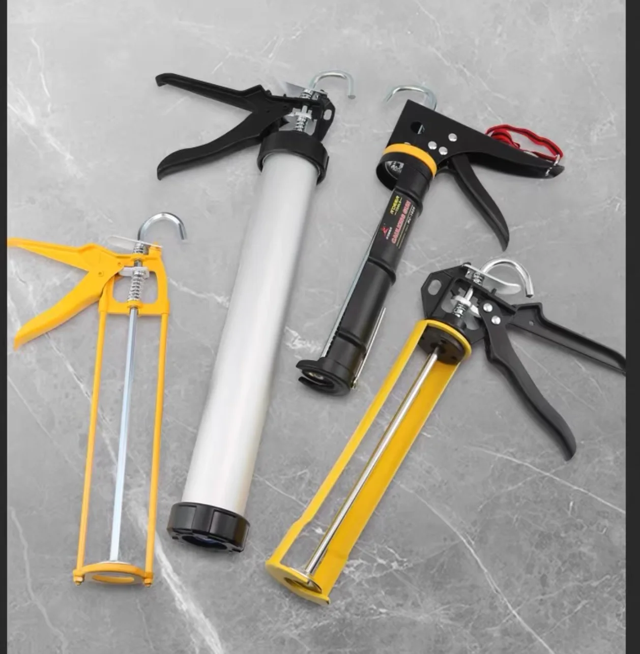 R'DEER tool Barrel type Rotary aluminium alloy caulking gun 9“ 16” construction tools NO.RC-1025
R'DEER tool Barrel type Rotary aluminium alloy caulking gun 9“ 16” construction tools NO.RC-1025