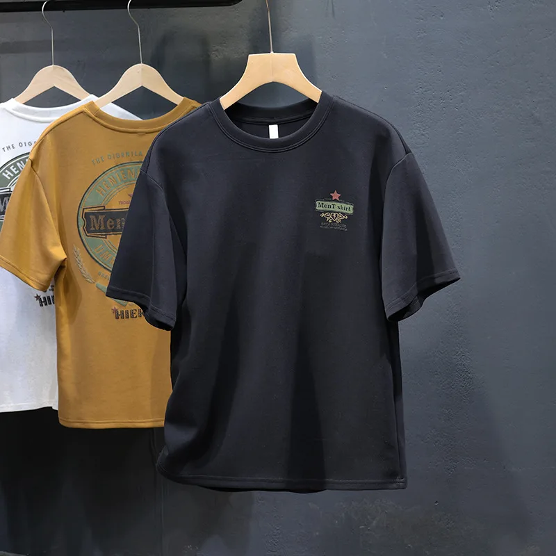 2024 New Summer Fashion Trendy Men's Short-Sleeved T-shirt Loose Large Size round Neck Casual Breathable Versatile Printed Top
2024 New Summer Fashion Trendy Men's Short-Sleeved T-shirt Loose Large Size round Neck Casual Breathable Versatile Printed Top