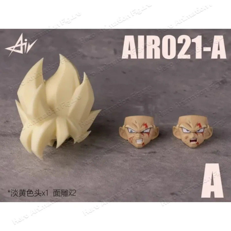In Stock AIR Studio | Goku’s First Super Saiyan Head Sculpt Accessory Pack (AIR021-A/B/C), Super Saiyan Goku Replacement Head
In Stock AIR Studio | Goku’s First Super Saiyan Head Sculpt Accessory Pack (AIR021-A/B/C), Super Saiyan Goku Replacement Head