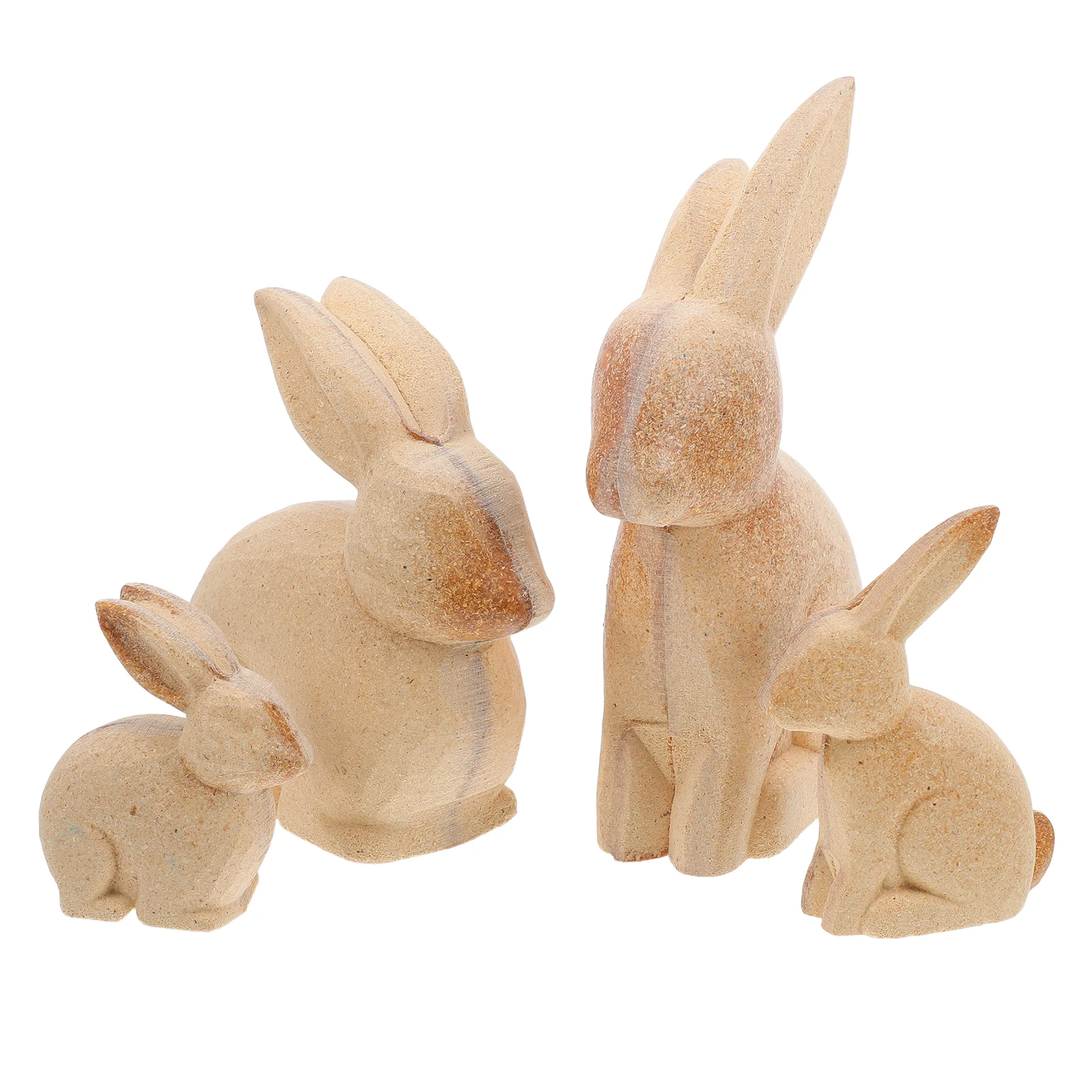 4 Pcs Painted Wooden Ornaments Bunny Sculpture Rabbit Shaped Figures Easter Party Supplies Table Signs
4 Pcs Painted Wooden Ornaments Bunny Sculpture Rabbit Shaped Figures Easter Party Supplies Table Signs