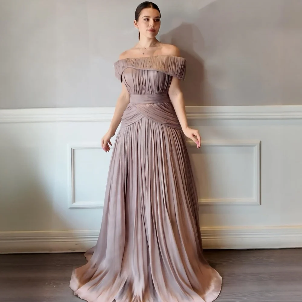 Customized High Quality Classic Ruched A-line Off-the-shoulder Long Dresses Bespoke Occasion Dresses Sizes Available Fashion
Customized High Quality Classic Ruched A-line Off-the-shoulder Long Dresses Bespoke Occasion Dresses Sizes Available Fashion