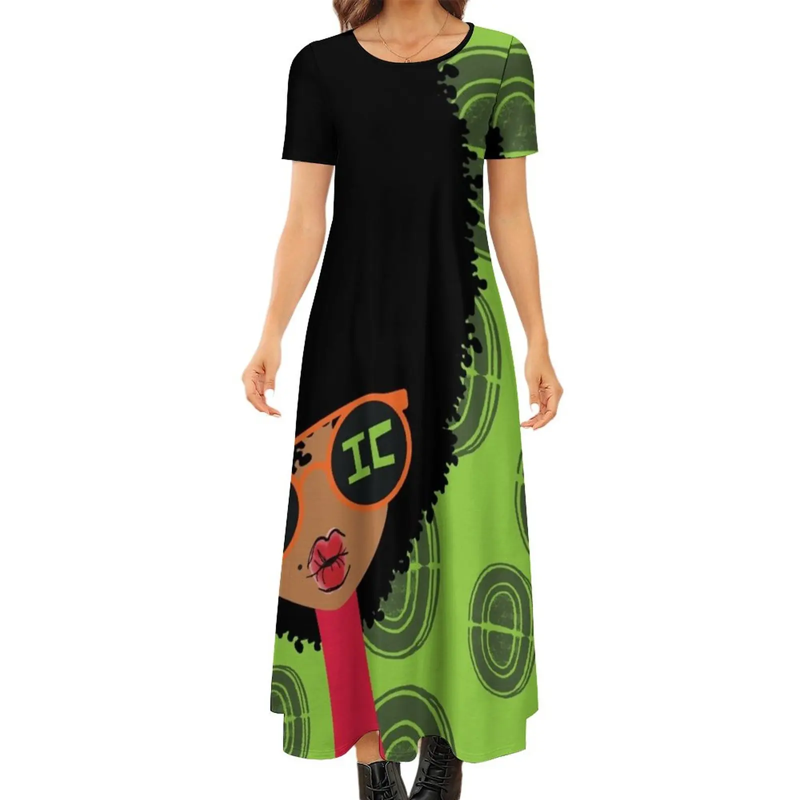 Epic Round Neck Short Sleeve Dress festival outfit women dress women elegant luxury Women"s skirt dress summer
Epic Round Neck Short Sleeve Dress festival outfit women dress women elegant luxury Women"s skirt dress summer