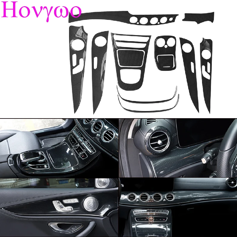 RHD only For Mercedes E Class W213 E200 E300 2019up Real Carbon Fiber Interior Trims Door Panel Cover Car Accessories
RHD only For Mercedes E Class W213 E200 E300 2019up Real Carbon Fiber Interior Trims Door Panel Cover Car Accessories