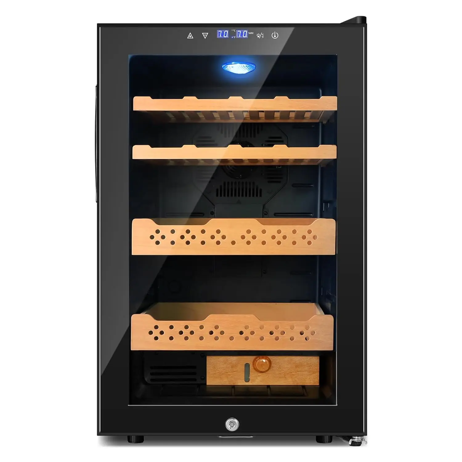 70L Electric Humidor – Large Capacity 400 Count Electric Humidor Cooler | Smart Temperature & Humidity Control |, Custom
70L Electric Humidor – Large Capacity 400 Count Electric Humidor Cooler | Smart Temperature & Humidity Control |, Custom