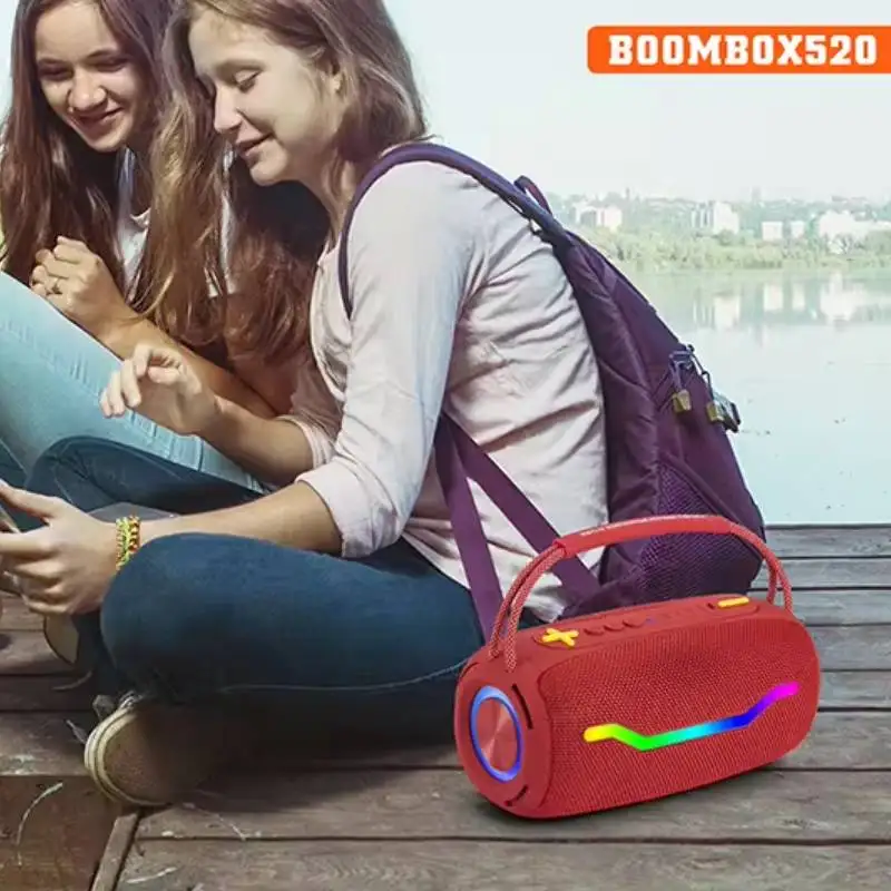 Портативный Bluetooth-динамик Звуковая коробка Открытый водонепроницаемый сабвуфер Красочный свет Ручной беспроводной динамик
Портативный Bluetooth-динамик Звуковая коробка Открытый водонепроницаемый сабвуфер Красочный свет Ручной беспроводной динамик