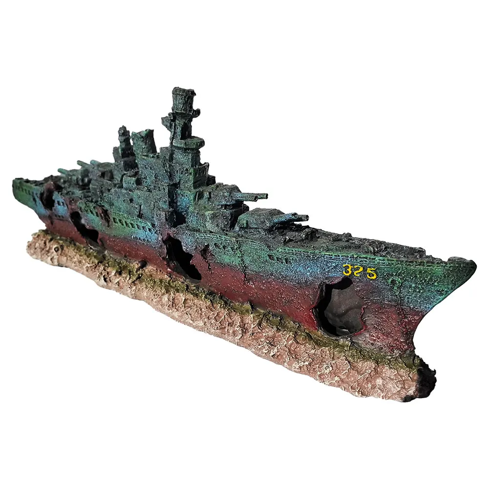 Aquarium Resin Sunken Pirate Ship Multifunction Warship Ornament Shipwreck Decorations for Fish Tank Cave Decor Accessories
Aquarium Resin Sunken Pirate Ship Multifunction Warship Ornament Shipwreck Decorations for Fish Tank Cave Decor Accessories